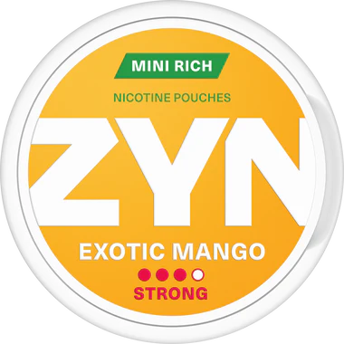 Zyn - Snuss - Mini Rich Tobacco Pouches - Exotic Mango - Strong - 5.5 MG