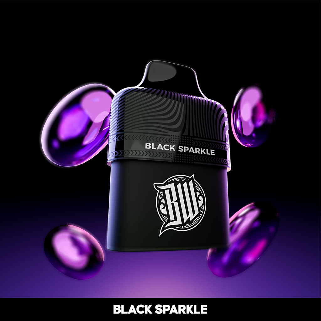 Bewolk - Black Sparkle - 6000 Puffs - 2% 