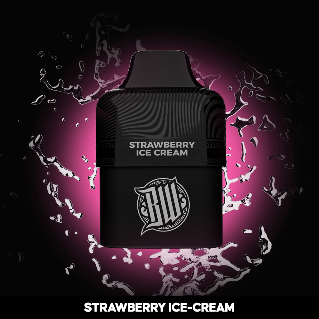 Bewolk - Strawberry Ice Cream - 6000 Puffs - 5%