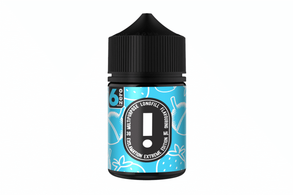 Long Fill - 6Zero - Punctuation - Extreme Strawberry Lychee Ice - 60ML  