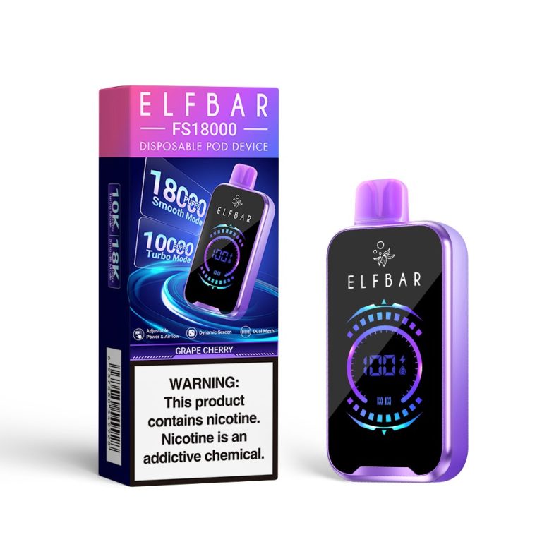 Elf Bar - Grape Cherry -18000 Puffs - 5%