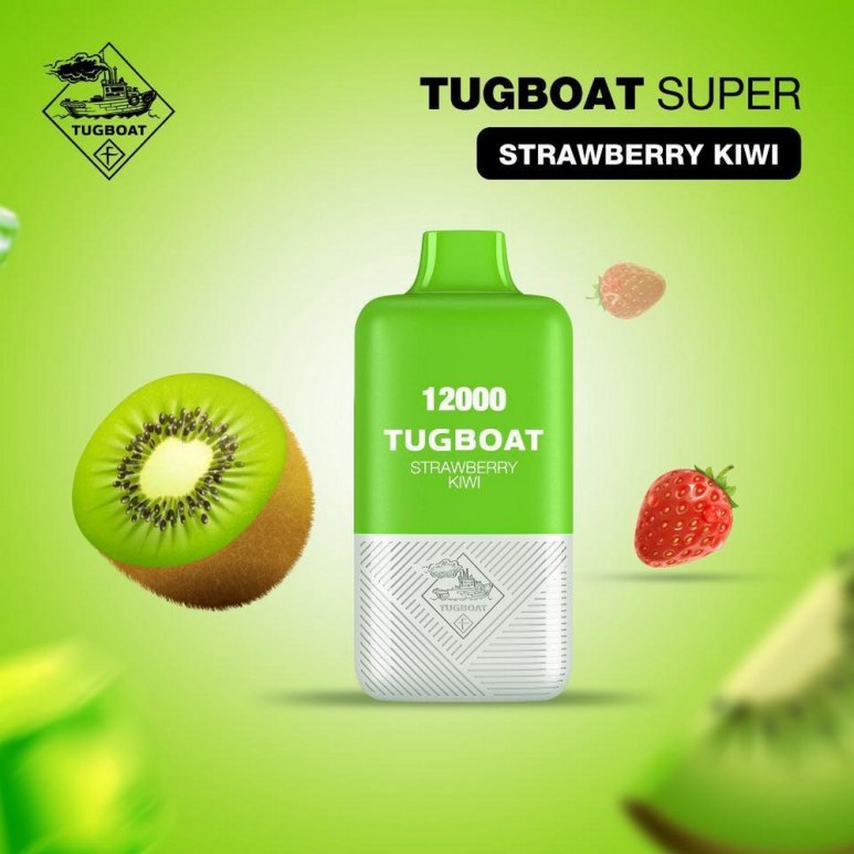 Tugboat - Strawberry Kiwi - 12000 Puffs - 5% 