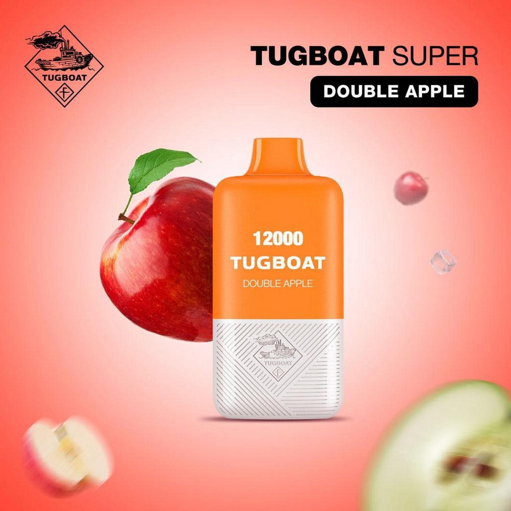 Tugboat - Double Apple - 12000 Puffs - 5%  