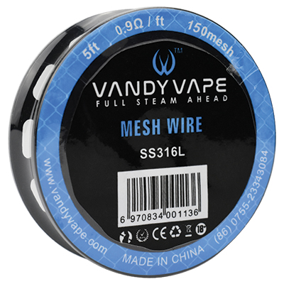 Vandy Vape - 200Mesh Wire - SS316 5ft