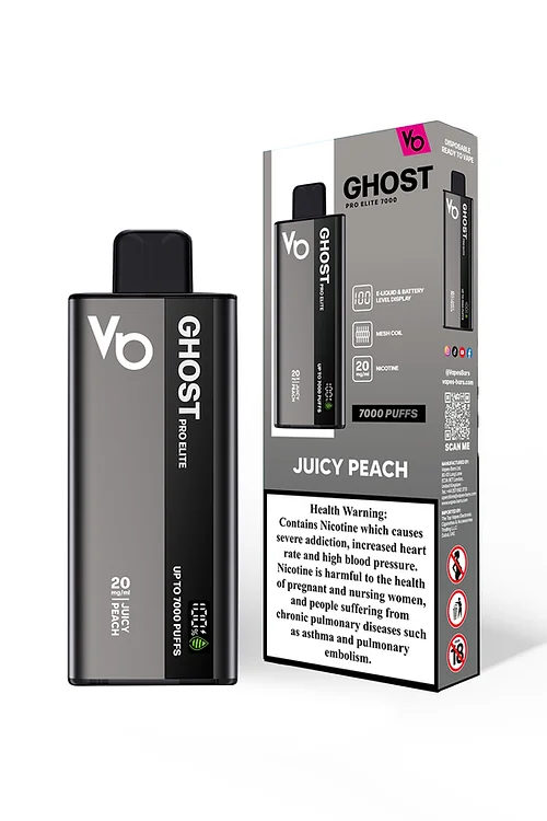 Ghost - Pro Elite - Juicy Peach - 7000 Puffs 2%