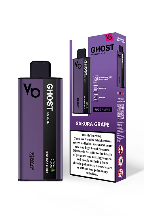 Ghost - Pro Elite - Sakura Grape - 7000 Puffs 2%  