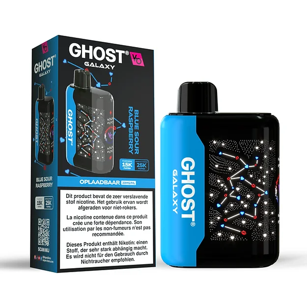 Ghost - Galaxy - Blue Sour Raspberry - 25000 Puffs 3.5% 