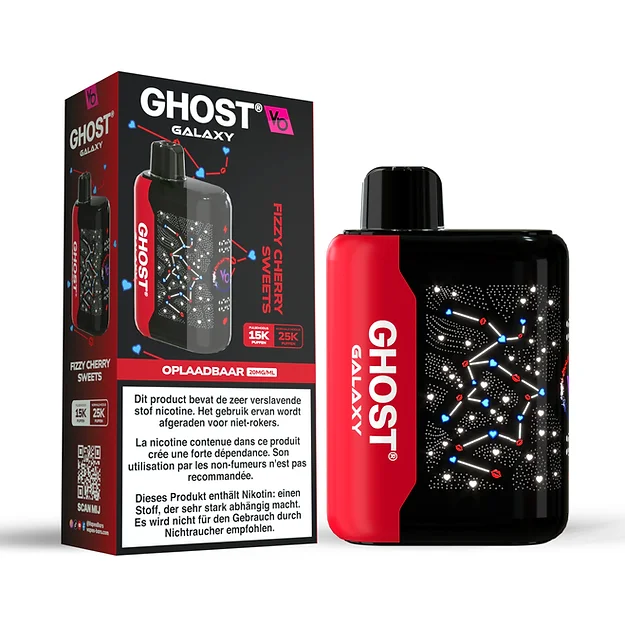 Ghost - Galaxy - Fizzy Cherry - 25000 Puffs 3.5% 