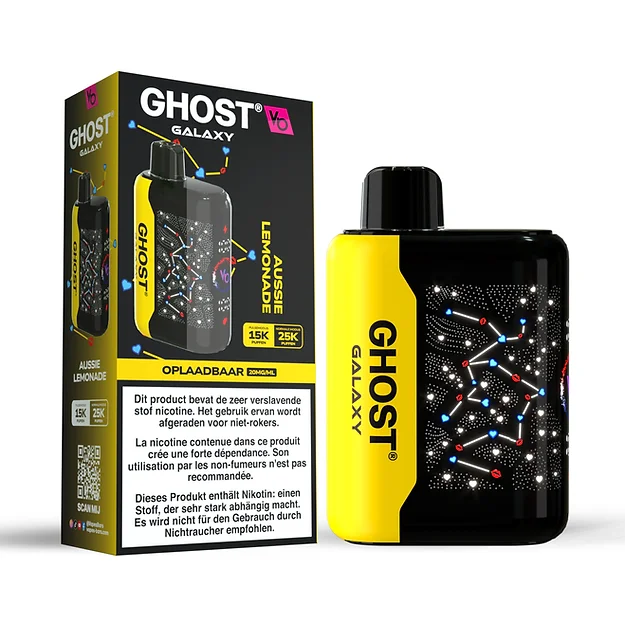 Ghost - Galaxy - Aussie Lemonade - 25000 Puffs 3.5% 