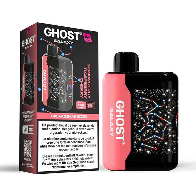 Ghost - Galaxy - Strawberry Raspberry Cherry - 25000 Puffs 3.5%   