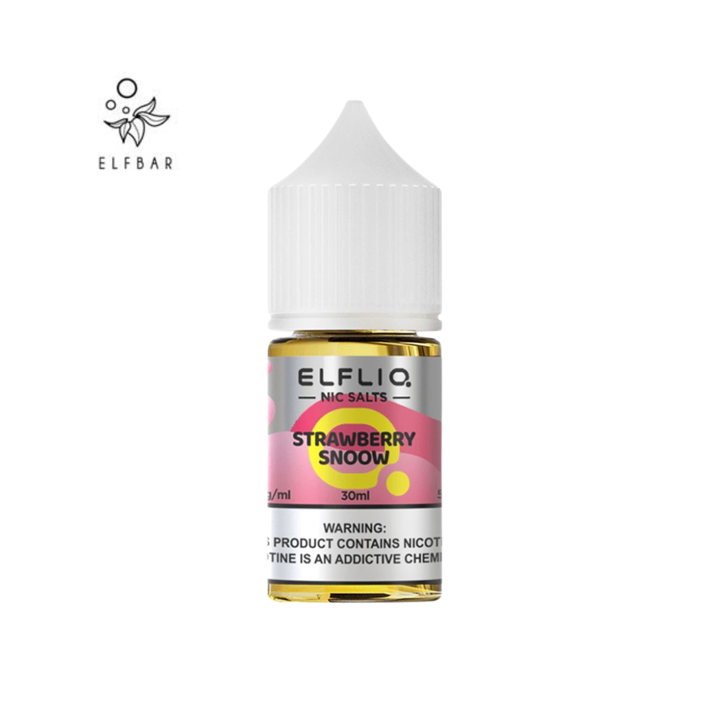 ElfLiq - Nic Salts - Strawberry Snow - 50MG 30ML   