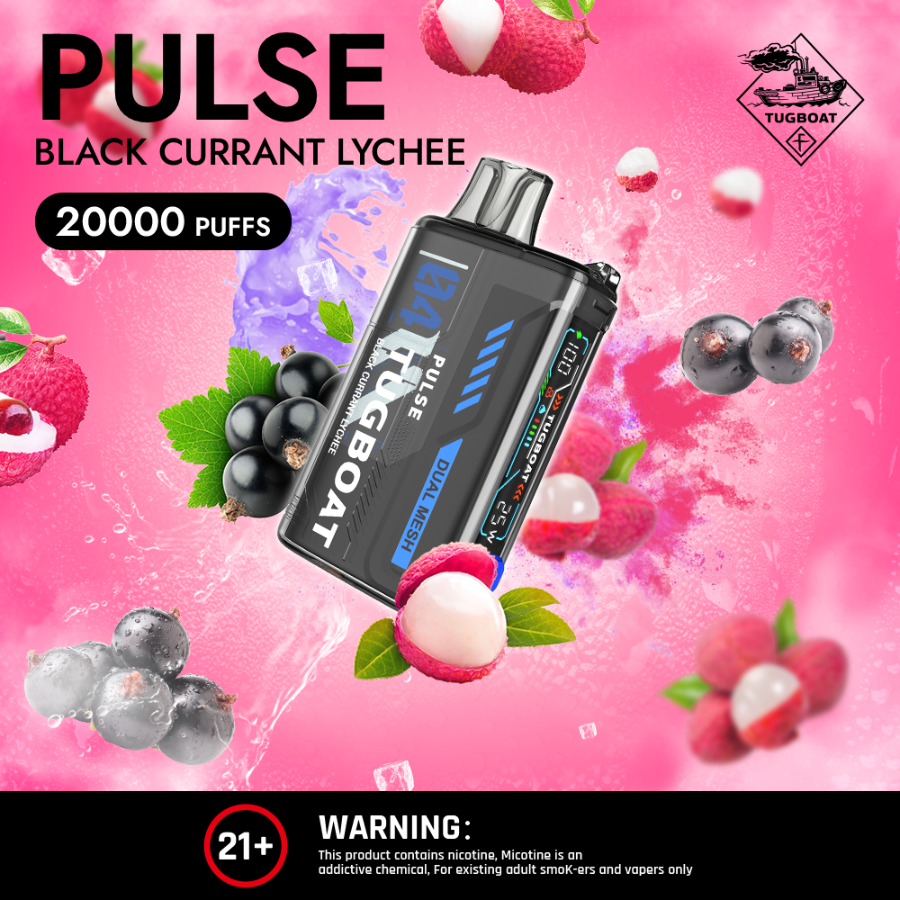 Tugboat - Blackcurrant Lychee - 20000 Puffs - 5%      