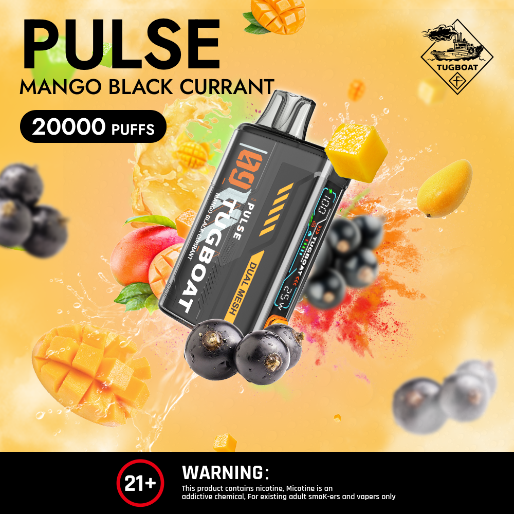 Tugboat - Mango Blackcurrant - 20000 Puffs - 5%   