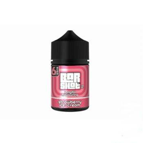 Long Fill - Bar Shot 6Zero - Strawberry Ice Cream - 60ML  