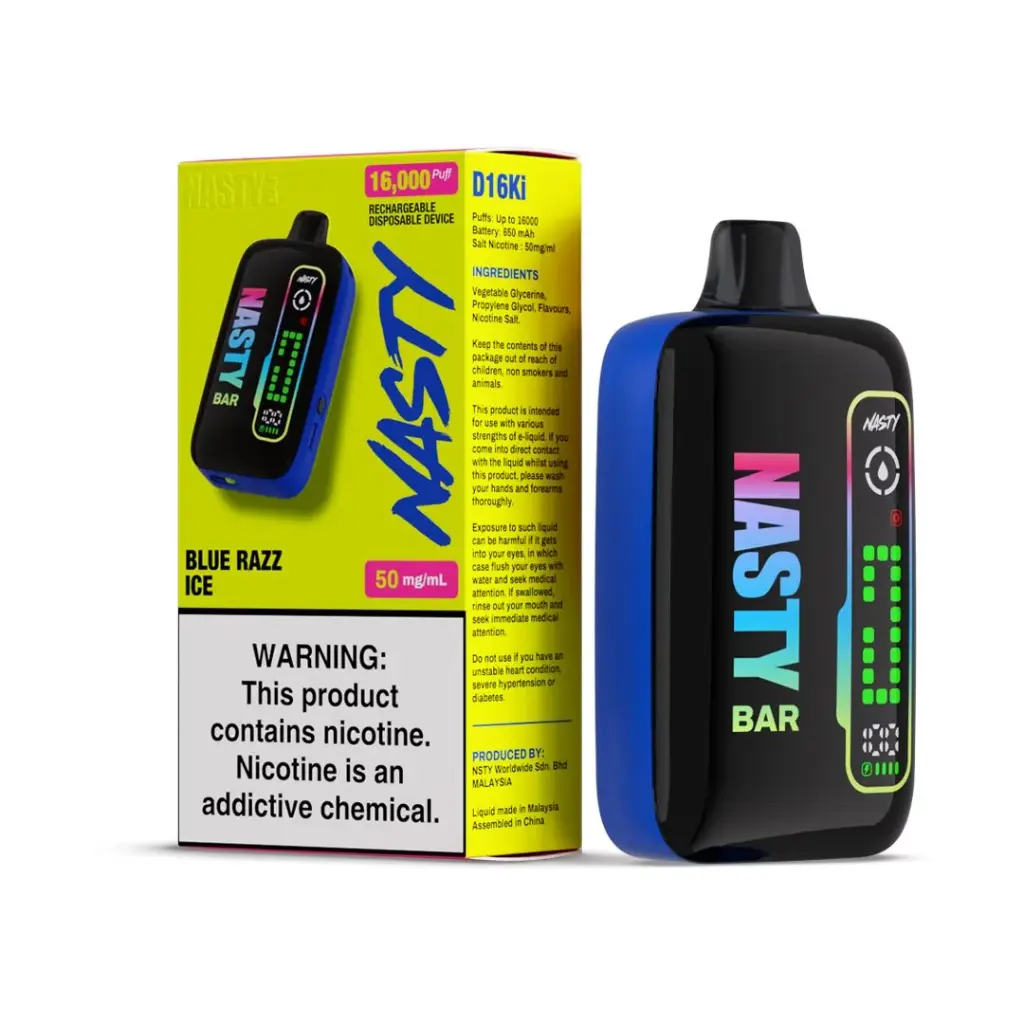 Nasty - Blue Razz - 16000 Puffs - 5% 