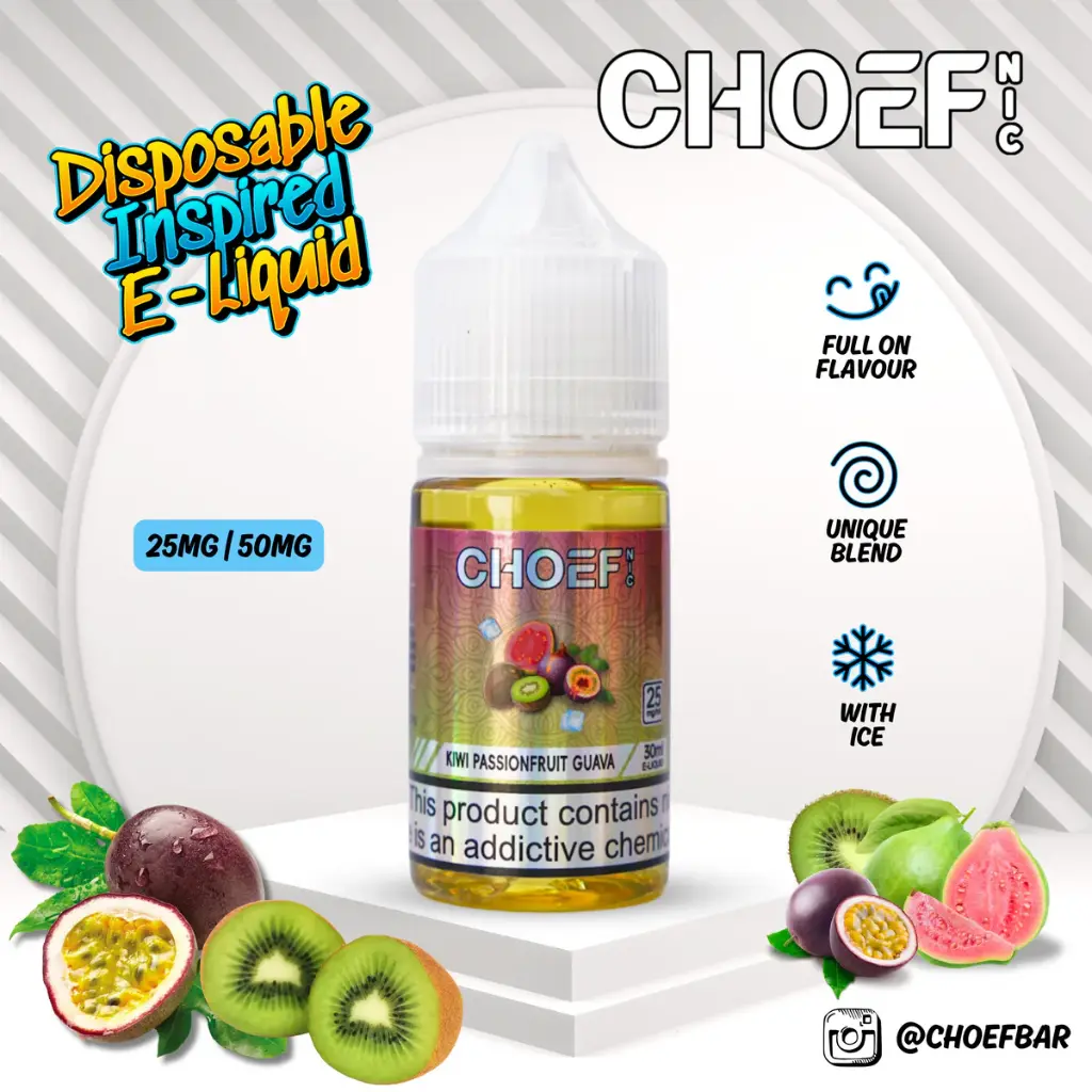 Choef - Nic Salts - Mango Passionfruit - 25MG 30ML  