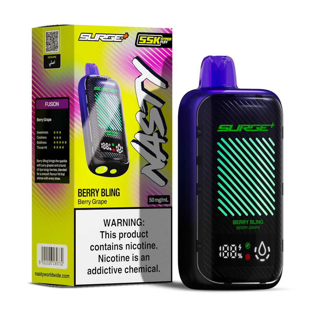 Nasty - Surge - Berry Grape - 55000 Puffs - 5%   