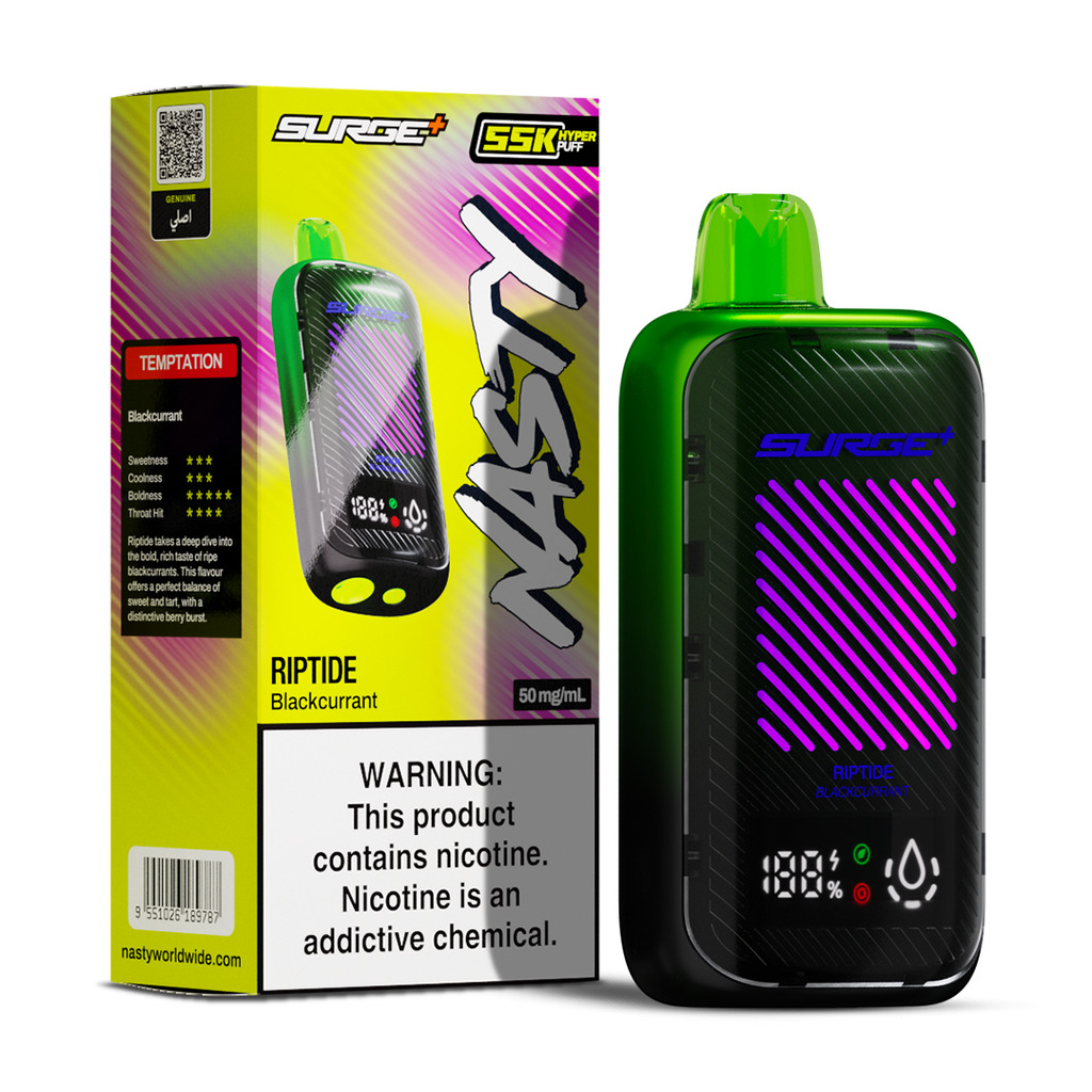 Nasty - Surge - Blackcurrant - 55000 Puffs - 5%   