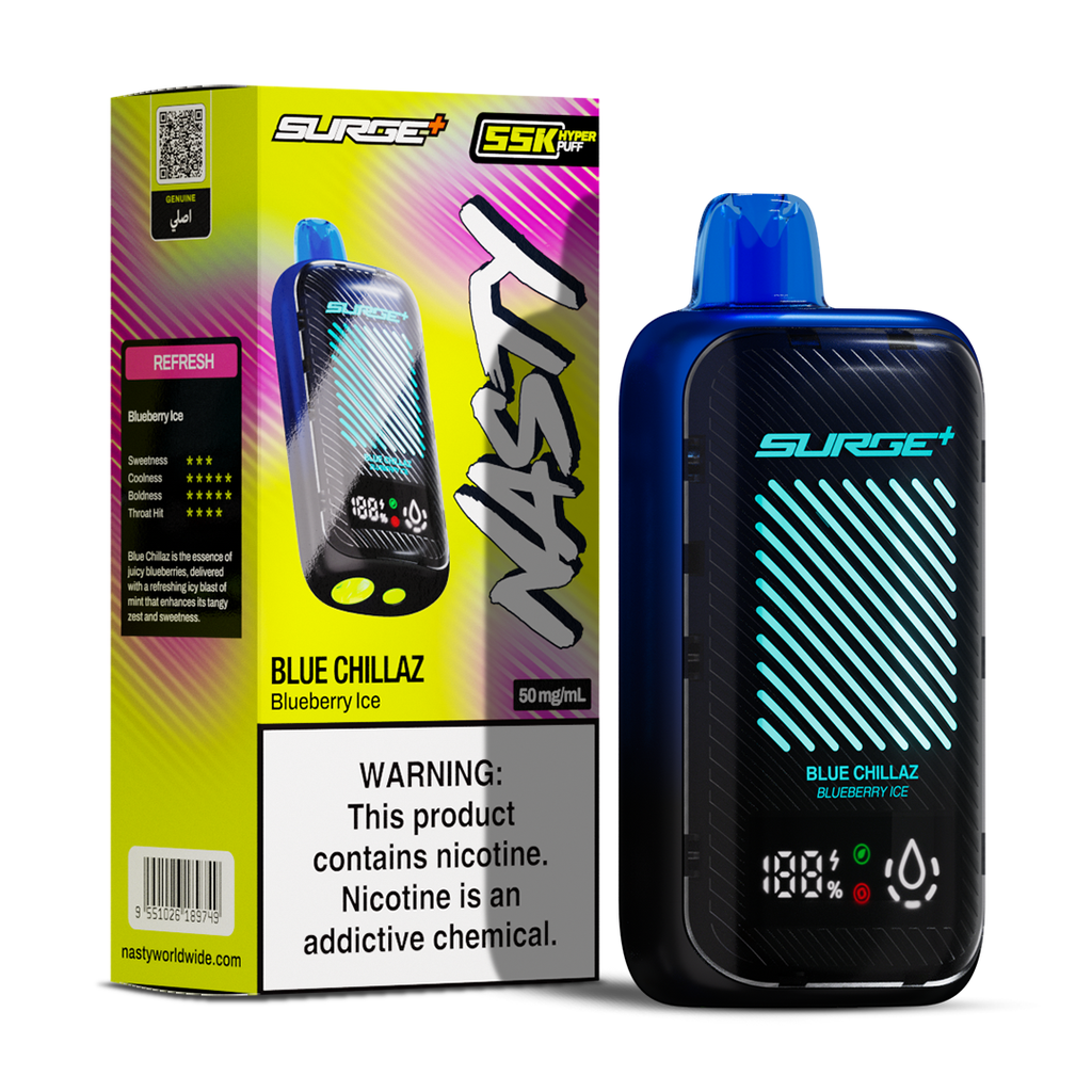Nasty - Surge - Blueberry  - 55000 Puffs - 5% 