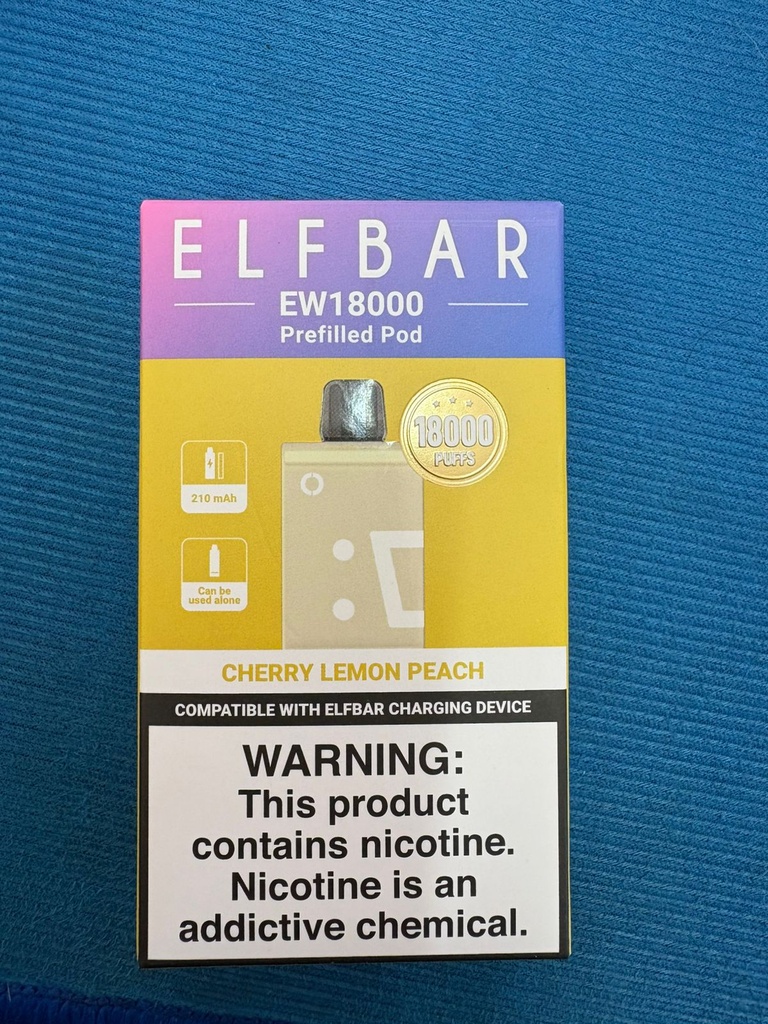 Elf Bar - EW18000 - Cartridge - Cherry Peach Lemon 5%