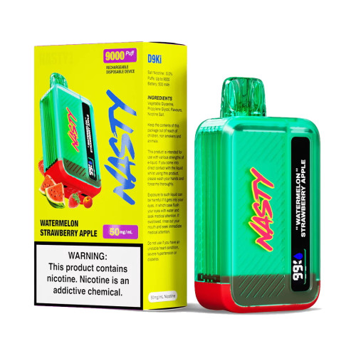 Nasty - Watermelon Strawberry Apple - 9000 Puffs - 5%  