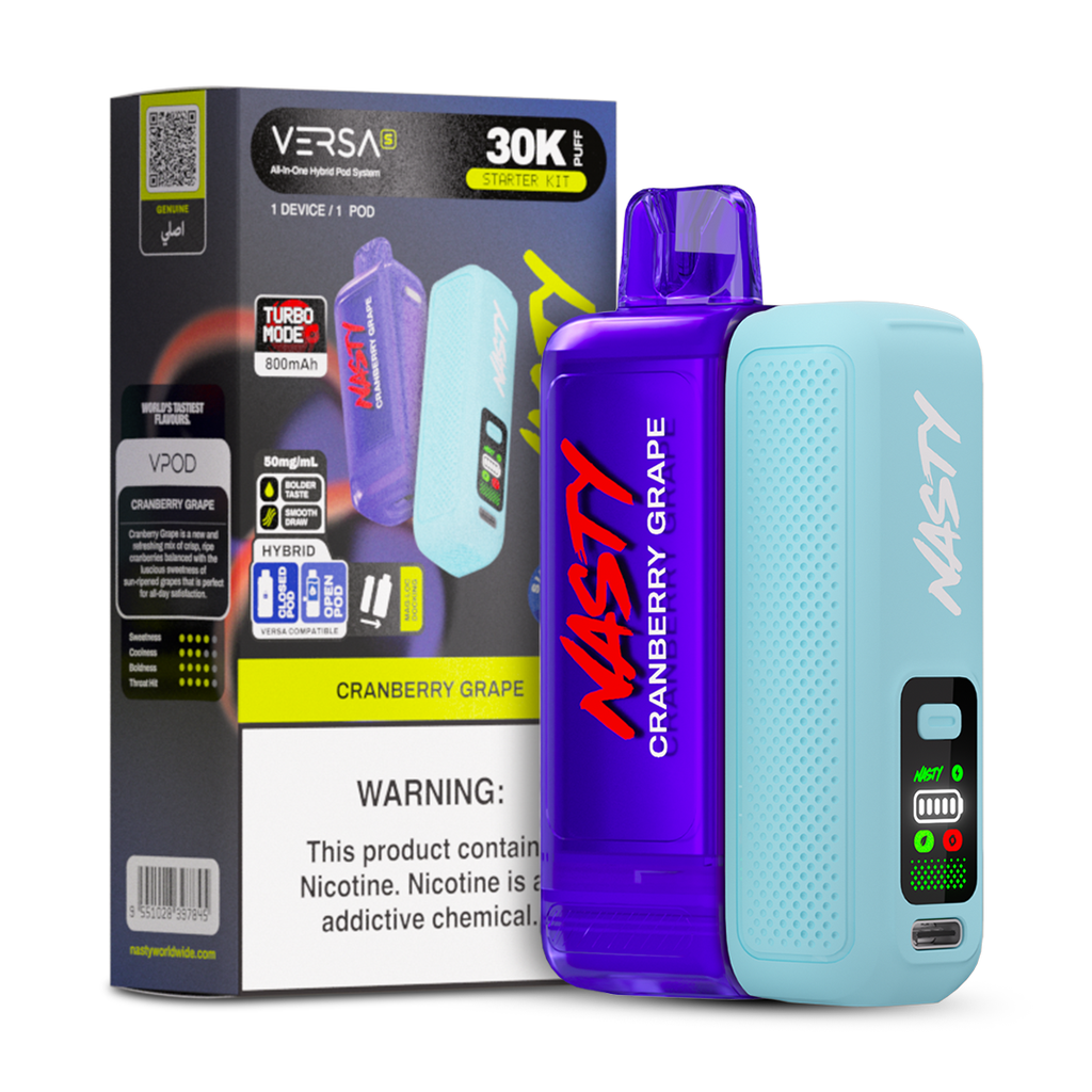 Nasty - Versa - Cranberry Grape - Cartridge - 30000 Puffs - 5%  