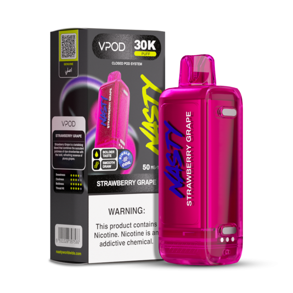 Nasty - Versa - Strawberry Grape Ice - Cartridge - 30000 Puffs - 5% 