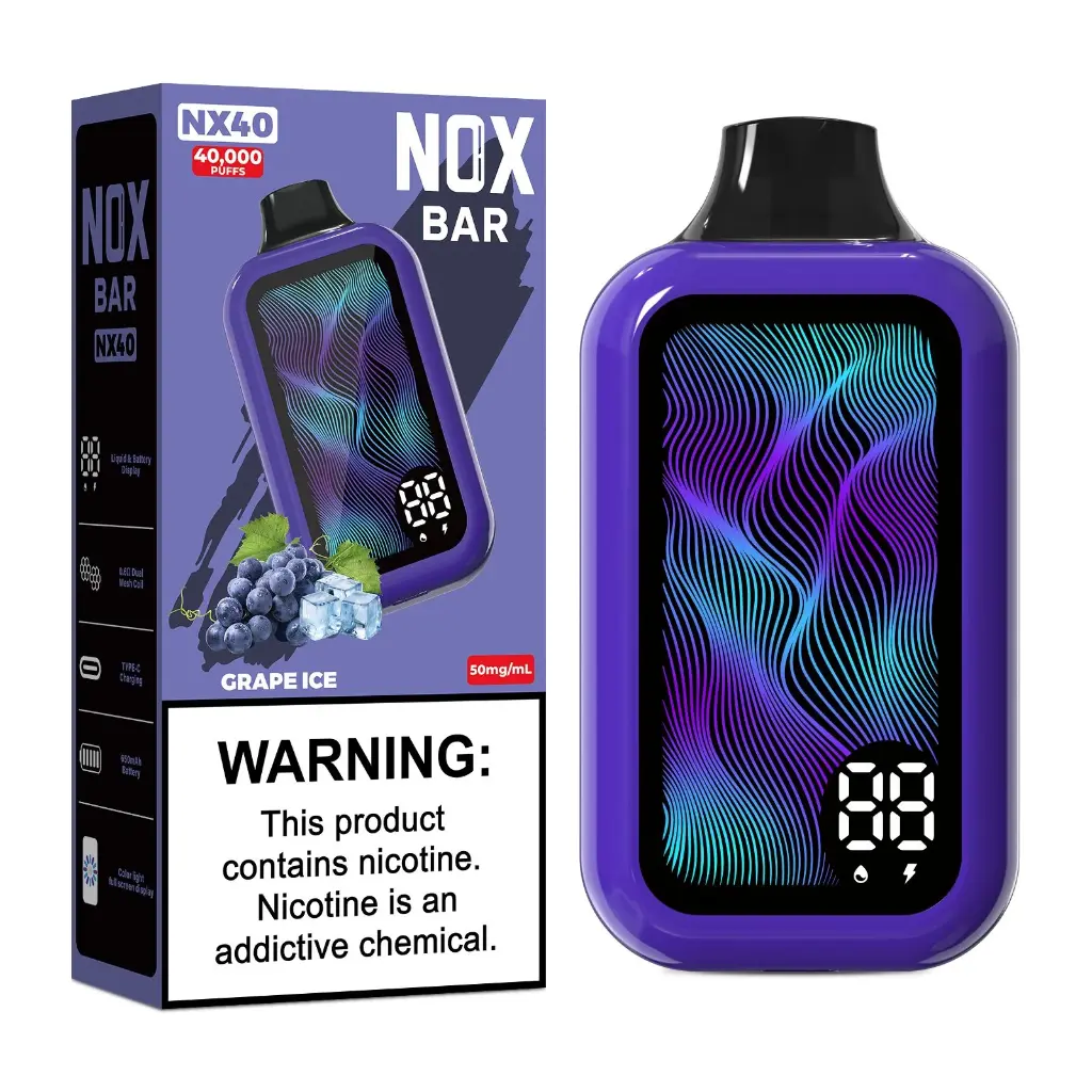 Nox Bar - Grape Ice - 40 000 Puffs - 5%  