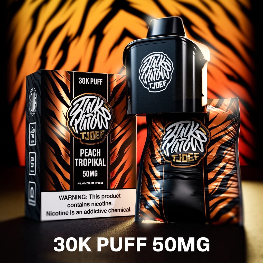 Jack Parrow - Cartridge - Peach Tropikal - 30 000 Puffs 5%