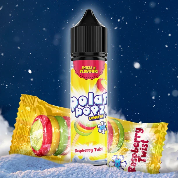 Polar Popz - Nic Salts - Raspberry Twist - 60ML  