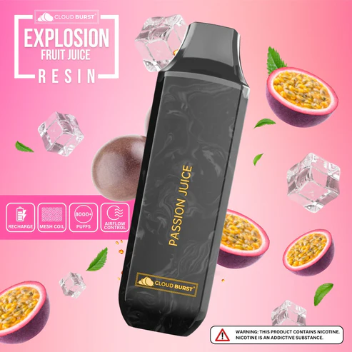 Cloud burst - Passionfruit - 8000 Puffs - 5%  