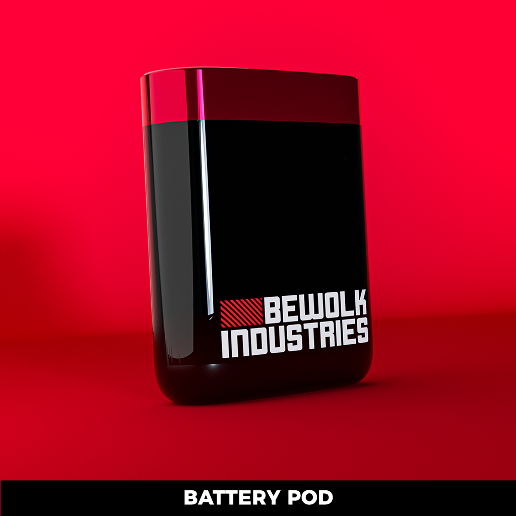 Bewolk - Battery - Red