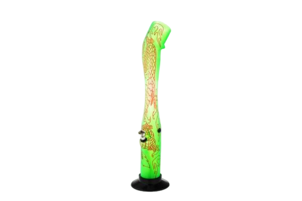 Bong - Acrylic - Green - Dragon - 40CM