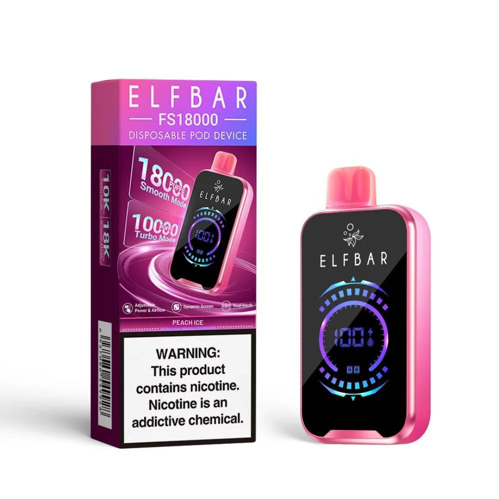 Elf Bar - Peach -18000 Puffs - 5%