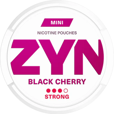 Zyn - Snuss - Mini Rich Tobacco Pouches - Black Cherry - Strong - 6MG