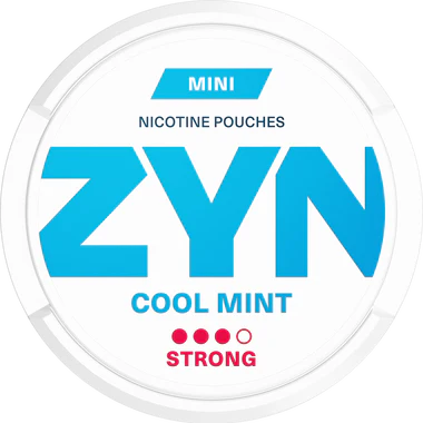 Zyn - Snuss - Mini Rich Tobacco Pouches -Cool Mint - Strong - 6MG