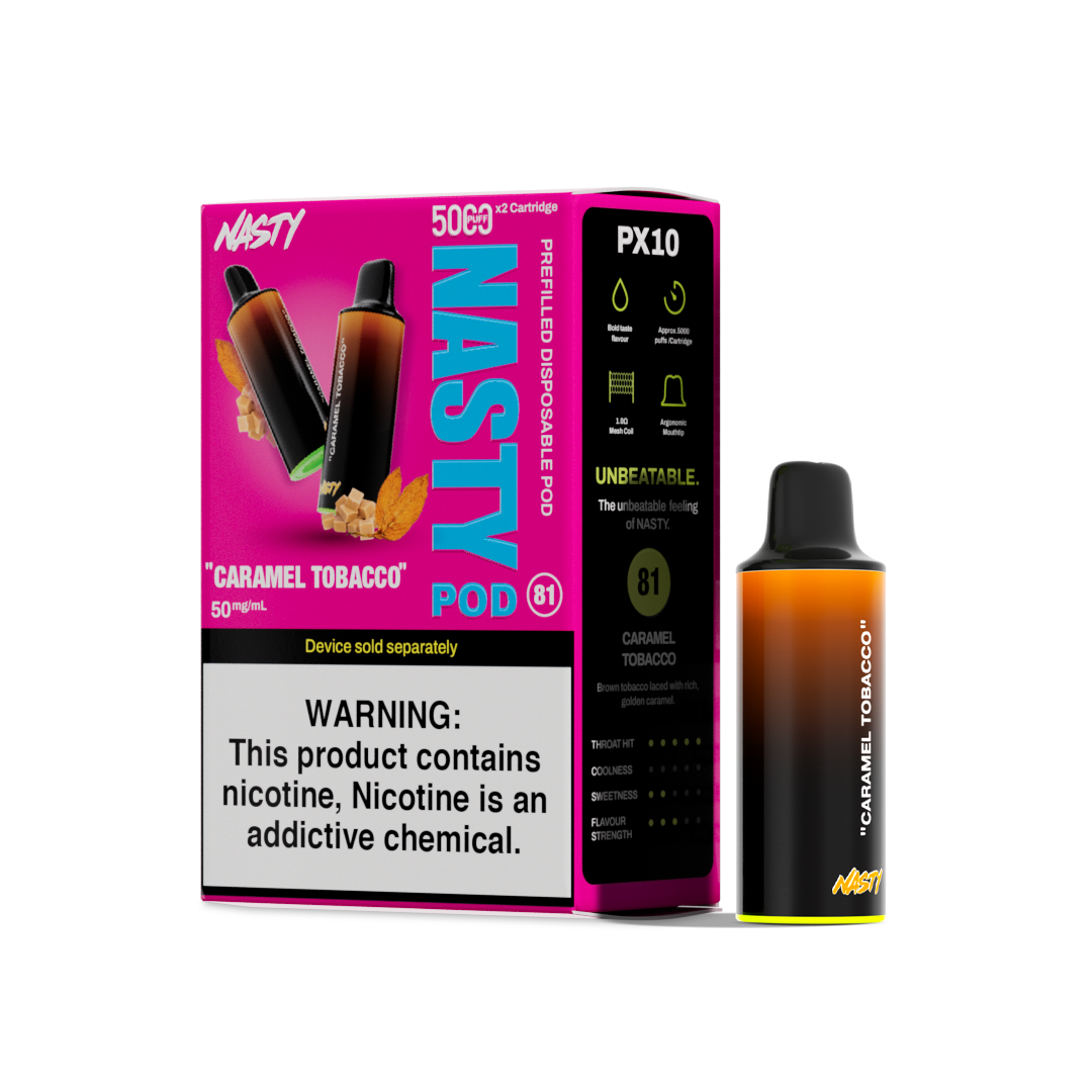 nasty juice caramel tobacco   SaltNic   NASTY - Dr Vape Saudi