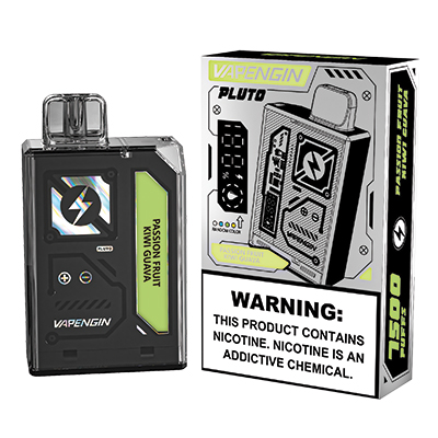 Vapengin Pluto - Passionfruit Kiwi Guava - 7500 Puffs - 5%