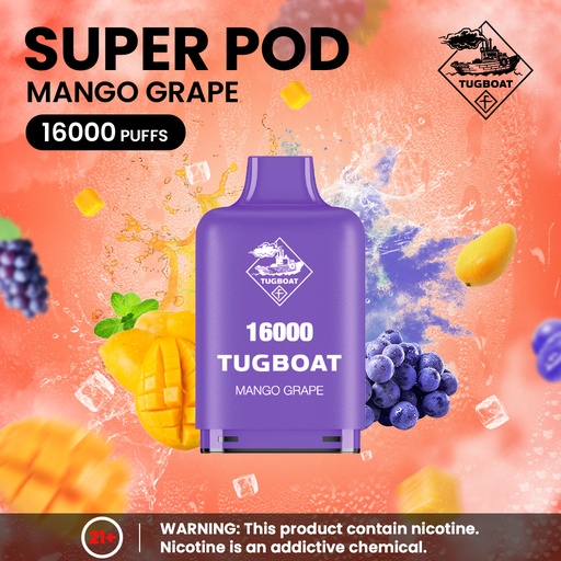 Tugboat - Mango Grape - 16000 Puffs - 5%