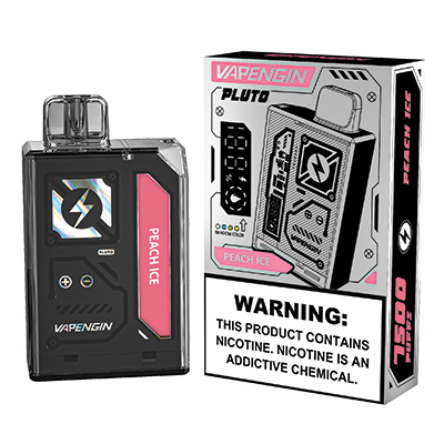 Vapengin Pluto - Peach Ice - 7500 Puffs - 5% 