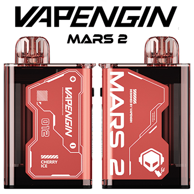 Vapengin Mars 2 - Cherry Ice - 20000 Puffs - 5%  