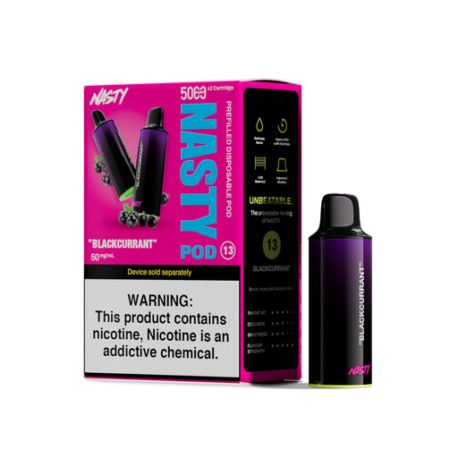 Nasty - Blackcurrant Ice - 5000 Puffs - 5%  