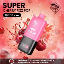 Tugboat - Cherry Fizz Pop - 16000 Puffs - 5% 