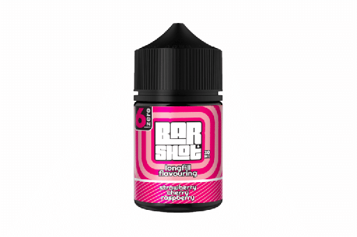 Long Fill - Bar Shot 6Zero - Strawberry Cherry Raspberry - 60ML 