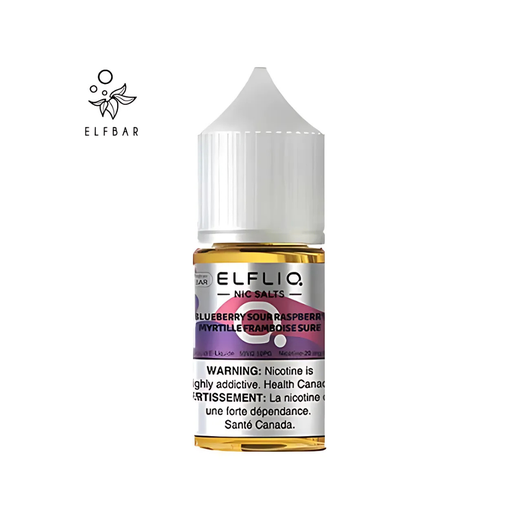 ElfLiq - Nic Salts - Blueberry Sour Raspberry - 50MG 30ML  