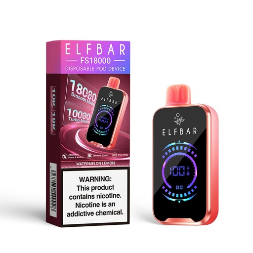 Elf Bar - Watermelon Lemon -18000 Puffs - 5%