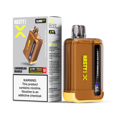 Nasty - Carribean Mango - X Series - 9000 Puffs - 5%