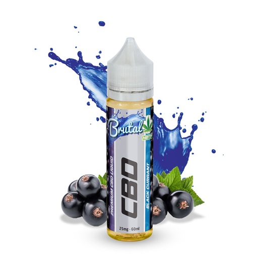 Brutal - CBD - Blackcurrant Ice - 60ML  25MG  