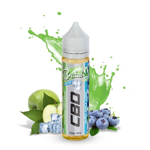 Brutal - CBD - Berry Apple Ice - 60ML  25MG   