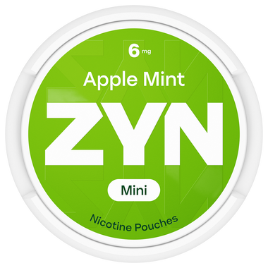 Zyn - Snuss - Mini Nicotine Pouches - Apple Mint - Strong - 6 MG